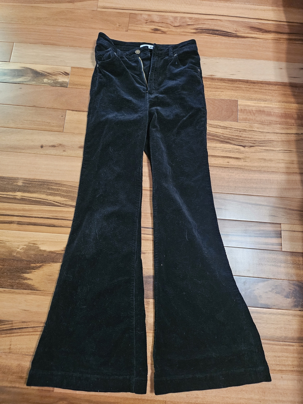 ROLLA'S Black Corduroy Flare Pants